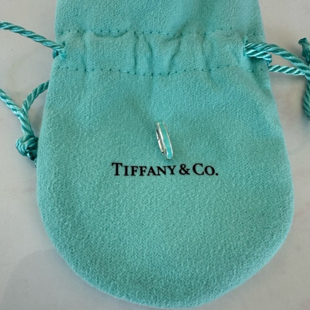 Tiffany & Co. enamel link clasp